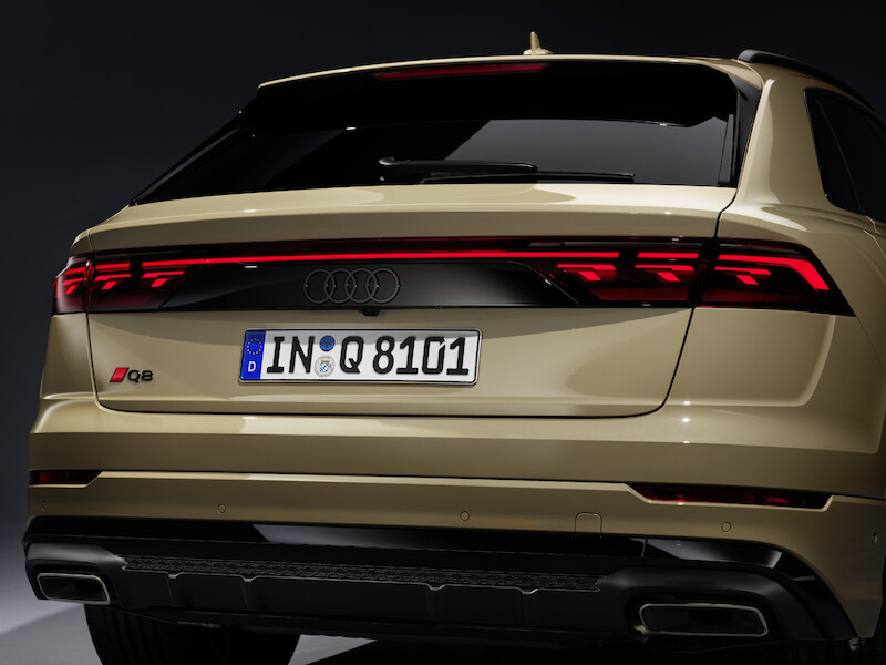 Ekspresyjny design i nowa technika świateł - udoskonalone Audi Q8