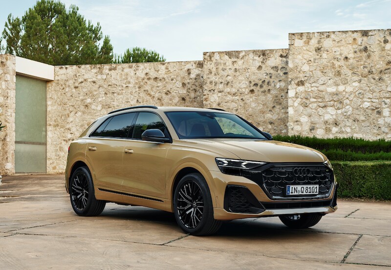 Ekspresyjny design i nowa technika świateł - udoskonalone Audi Q8