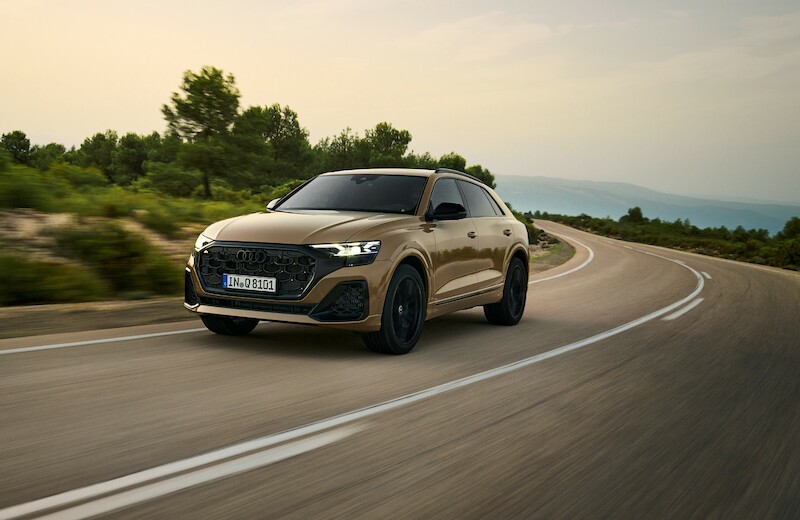 Ekspresyjny design i nowa technika świateł - udoskonalone Audi Q8