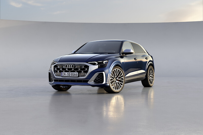 Ekspresyjny design i nowa technika świateł - udoskonalone Audi Q8