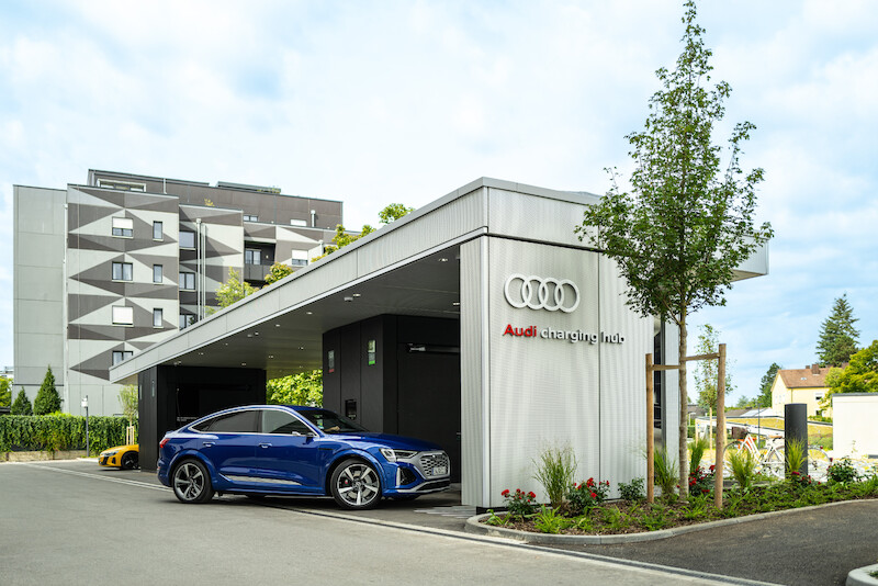 Nowy Audi charging hub uruchomiony w Monachium
