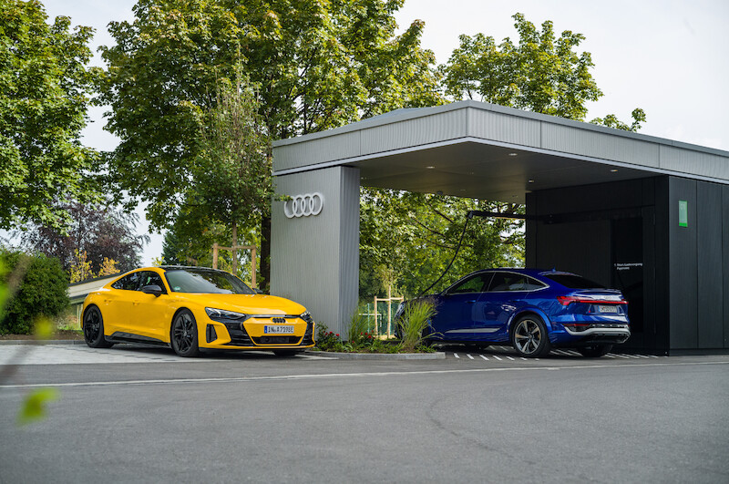 Nowy Audi charging hub uruchomiony w Monachium