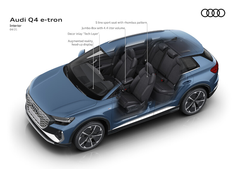 Aktualizacja Audi Q4 e-tron: większy zasięg, większa wydajność, więcej emocji