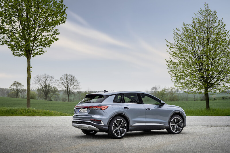Aktualizacja Audi Q4 e-tron: większy zasięg, większa wydajność, więcej emocji