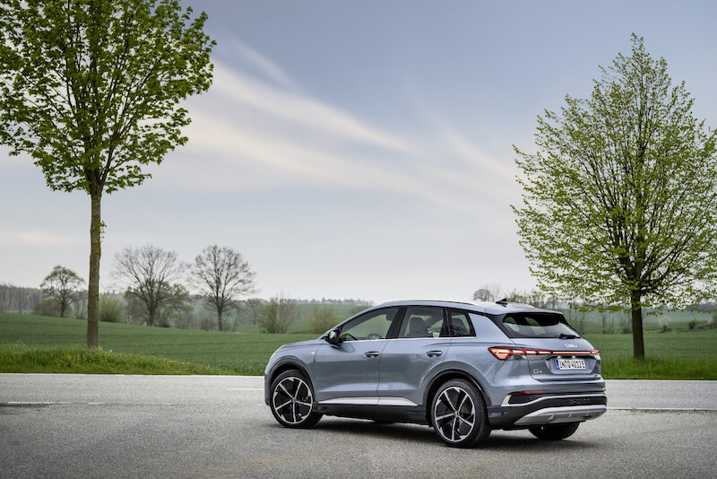 Aktualizacja Audi Q4 e-tron: większy zasięg, większa wydajność, więcej emocji