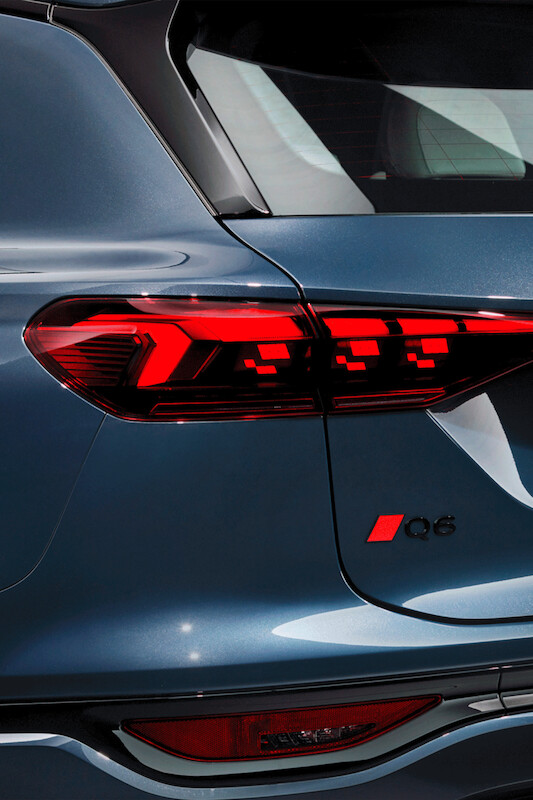 Wyjątkowa technologia oświetlenia Audi Q6 e-tron
