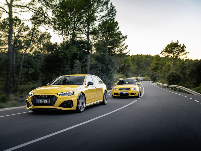 Wysokie osiągi w codziennym użytkowaniu i na torze wyścigowym: Audi RS 4 Avant edition 25 years
