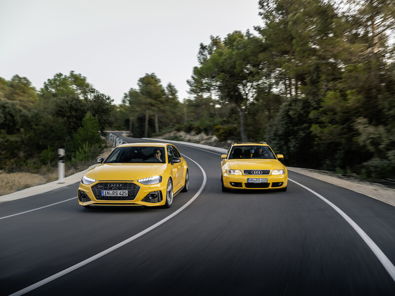Wysokie osiągi w codziennym użytkowaniu i na torze wyścigowym: Audi RS 4 Avant edition 25 years