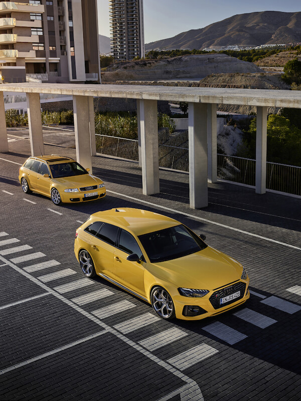 Wysokie osiągi w codziennym użytkowaniu i na torze wyścigowym: Audi RS 4 Avant edition 25 years