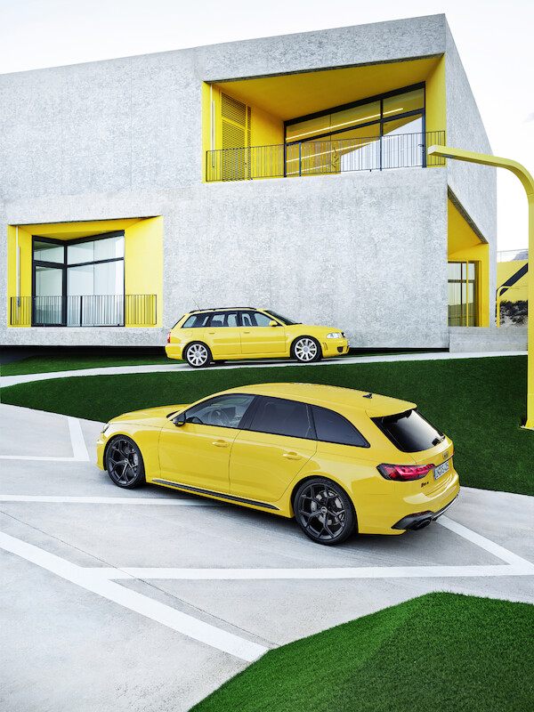 Wysokie osiągi w codziennym użytkowaniu i na torze wyścigowym: Audi RS 4 Avant edition 25 years