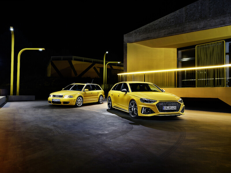 Wysokie osiągi w codziennym użytkowaniu i na torze wyścigowym: Audi RS 4 Avant edition 25 years