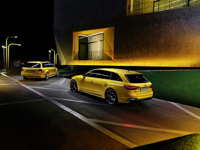 Wysokie osiągi w codziennym użytkowaniu i na torze wyścigowym: Audi RS 4 Avant edition 25 years