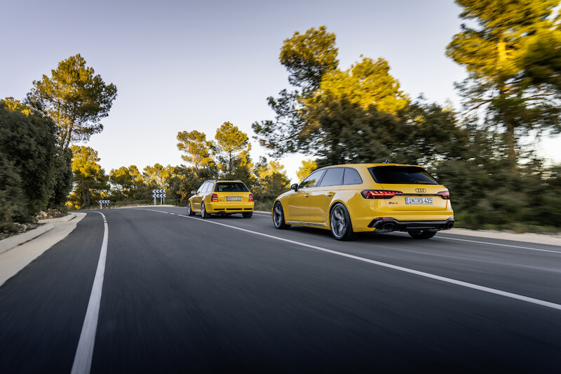 Wysokie osiągi w codziennym użytkowaniu i na torze wyścigowym: Audi RS 4 Avant edition 25 years