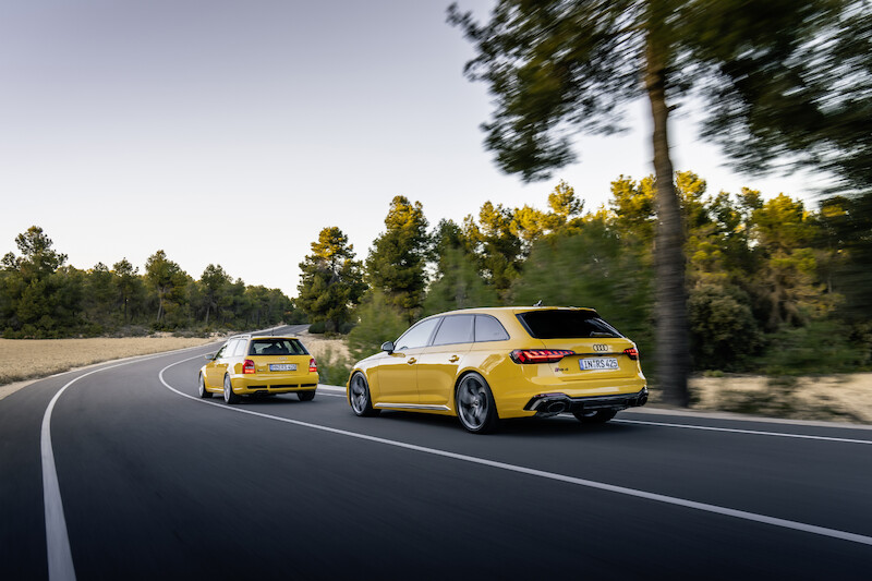 Wysokie osiągi w codziennym użytkowaniu i na torze wyścigowym: Audi RS 4 Avant edition 25 years