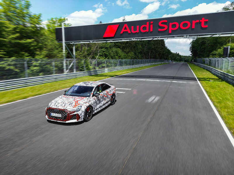Precyzja dynamiki poprzecznej: krzywa osiągów Audi RS 3