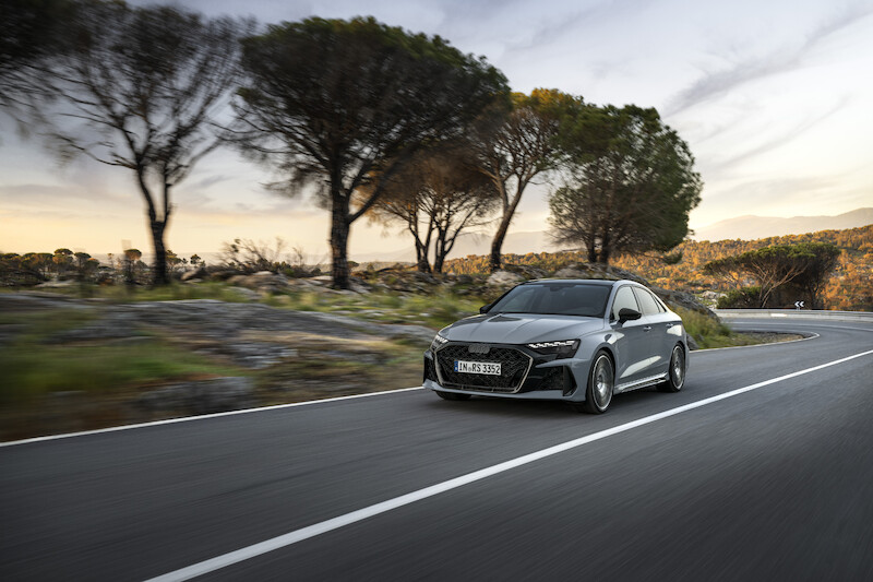 Precyzja dynamiki poprzecznej: krzywa osiągów Audi RS 3