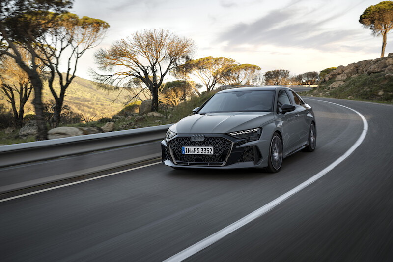 Precyzja dynamiki poprzecznej: krzywa osiągów Audi RS 3