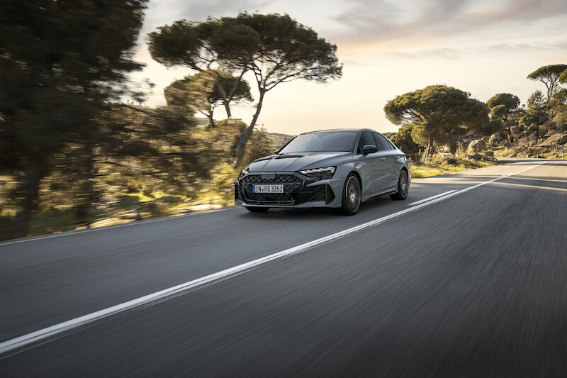 Precyzja dynamiki poprzecznej: krzywa osiągów Audi RS 3