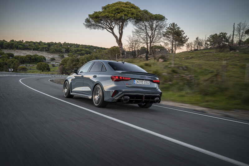 Precyzja dynamiki poprzecznej: krzywa osiągów Audi RS 3