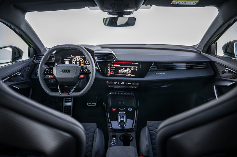 Precyzja dynamiki poprzecznej: krzywa osiągów Audi RS 3