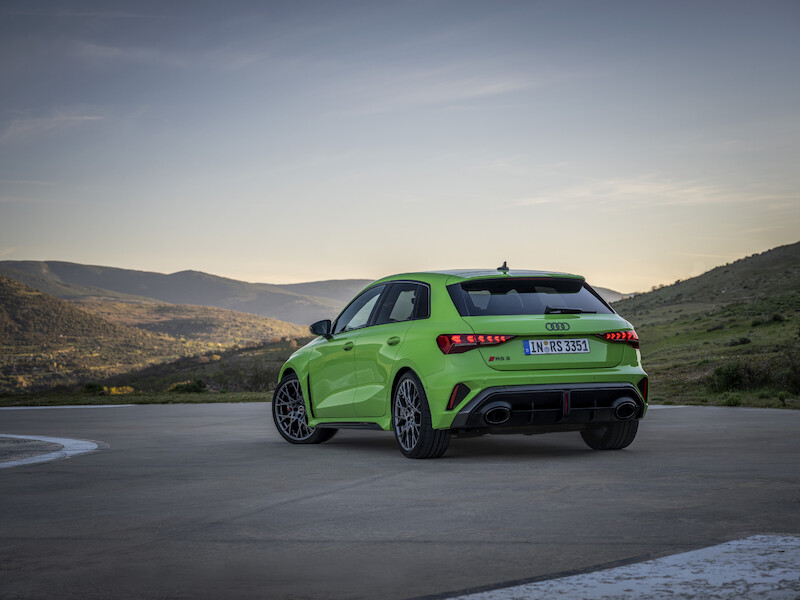 Precyzja dynamiki poprzecznej: krzywa osiągów Audi RS 3