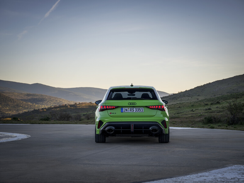 Precyzja dynamiki poprzecznej: krzywa osiągów Audi RS 3