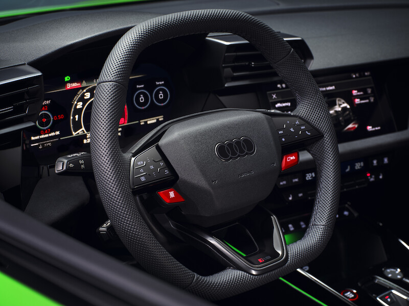 Precyzja dynamiki poprzecznej: krzywa osiągów Audi RS 3
