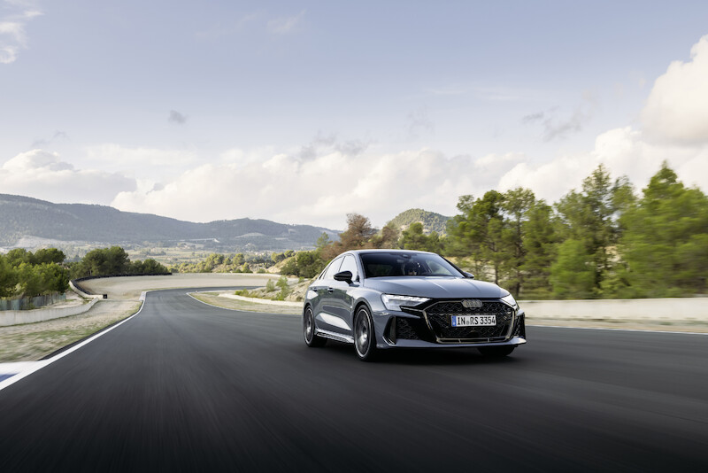 Precyzja dynamiki poprzecznej: krzywa osiągów Audi RS 3