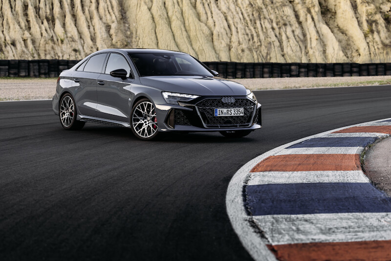 Precyzja dynamiki poprzecznej: krzywa osiągów Audi RS 3