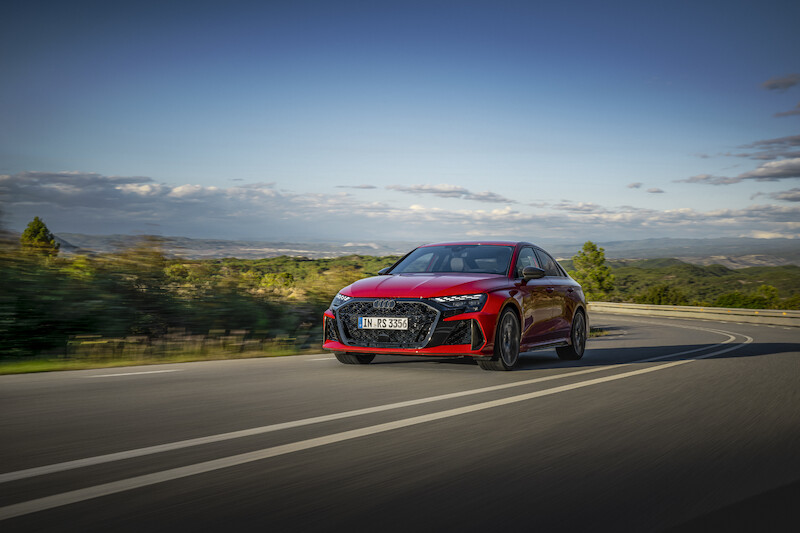 Precyzja dynamiki poprzecznej: krzywa osiągów Audi RS 3