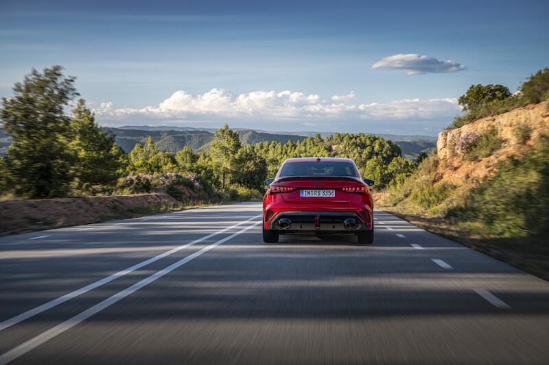 Precyzja dynamiki poprzecznej: krzywa osiągów Audi RS 3