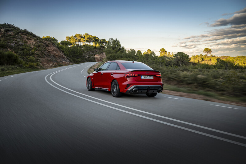 Precyzja dynamiki poprzecznej: krzywa osiągów Audi RS 3