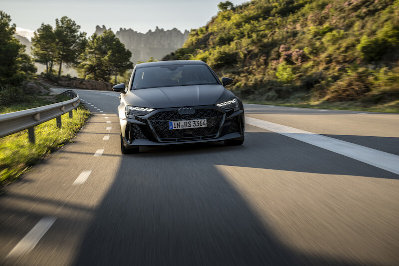 Precyzja dynamiki poprzecznej: krzywa osiągów Audi RS 3