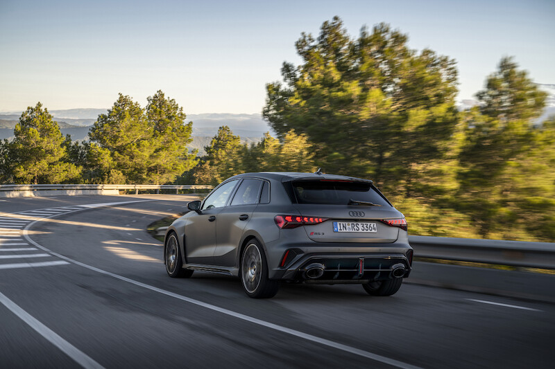 Precyzja dynamiki poprzecznej: krzywa osiągów Audi RS 3