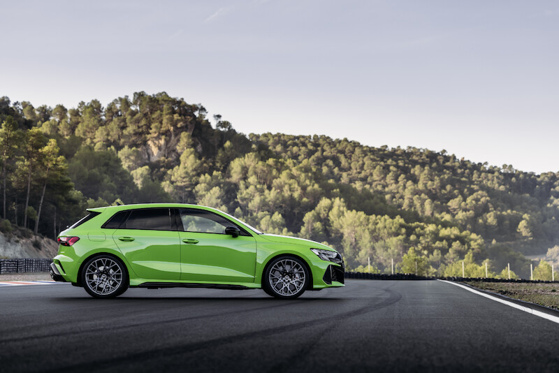 Precyzja dynamiki poprzecznej: krzywa osiągów Audi RS 3