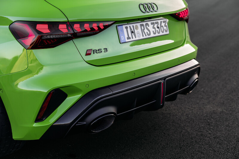 Precyzja dynamiki poprzecznej: krzywa osiągów Audi RS 3