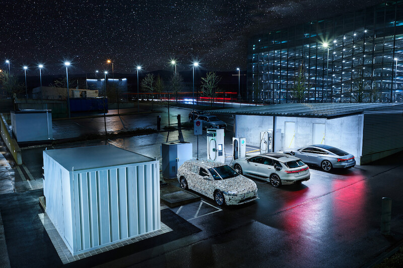 Audi symuluje globalne sieci energetyczne w celu testowania ładowania pojazdów elektrycznych