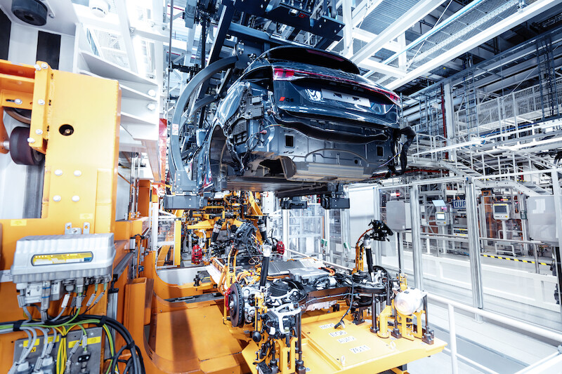 Zrównoważona i elastyczna produkcja modeli Audi Q6 e-tron w Ingolstadt