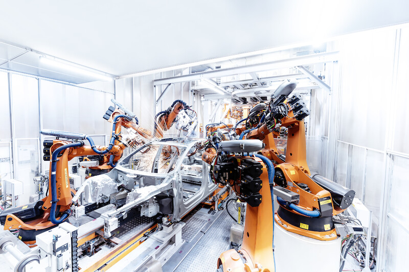 Zrównoważona i elastyczna produkcja modeli Audi Q6 e-tron w Ingolstadt