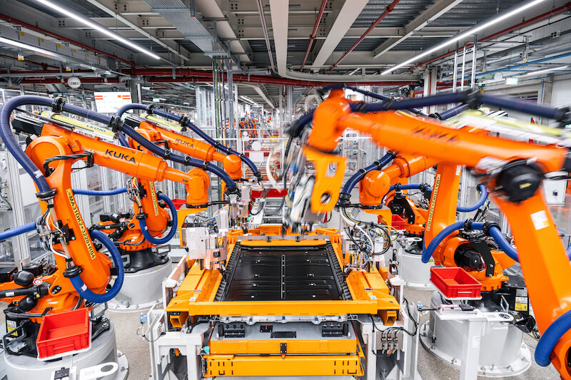 Zrównoważona i elastyczna produkcja modeli Audi Q6 e-tron w Ingolstadt