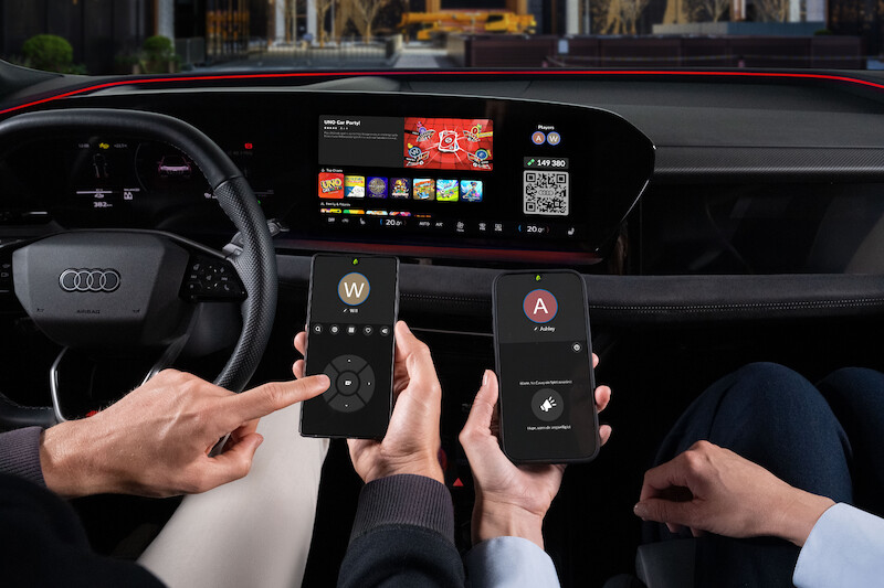 Rozrywka w podróży: Audi wprowadza platformę AirConsole