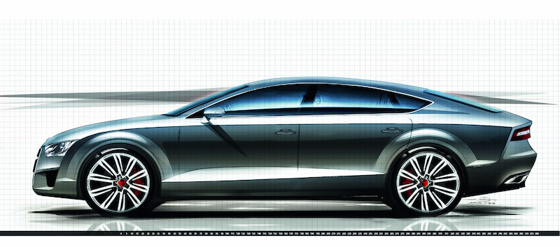 Estetyczny atleta - Audi A7 Sportback