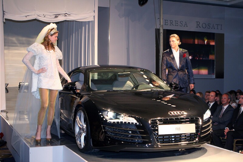 Premiera Audi R8 podczas pokazu mody Teresy Rosati