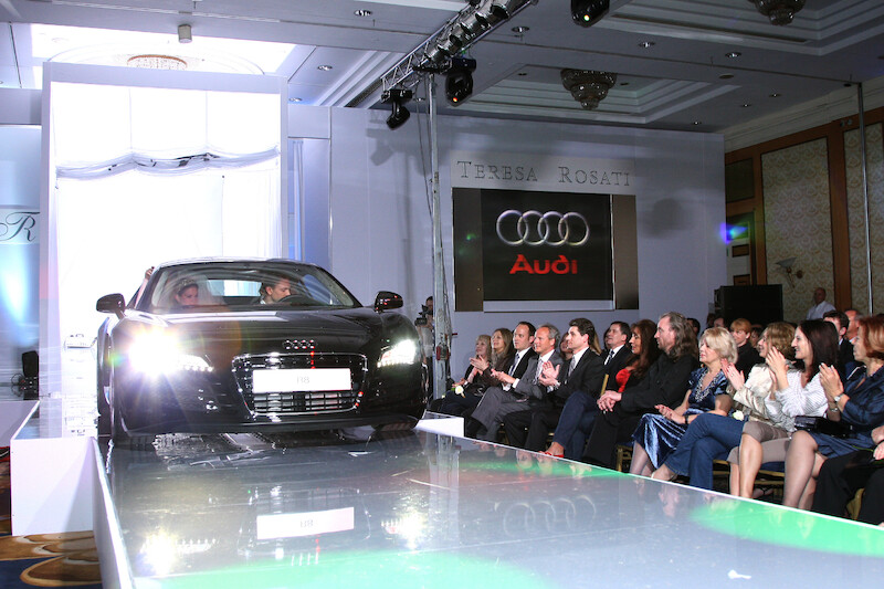 Premiera Audi R8 podczas pokazu mody Teresy Rosati