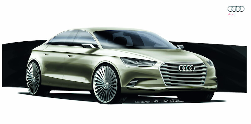 Zaawansowana technika
- model studyjny Audi A3 e-tron concept