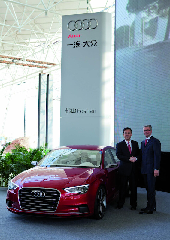 Nowa fabryka w Chinach będzie produkować Audi A3 od 2013 roku