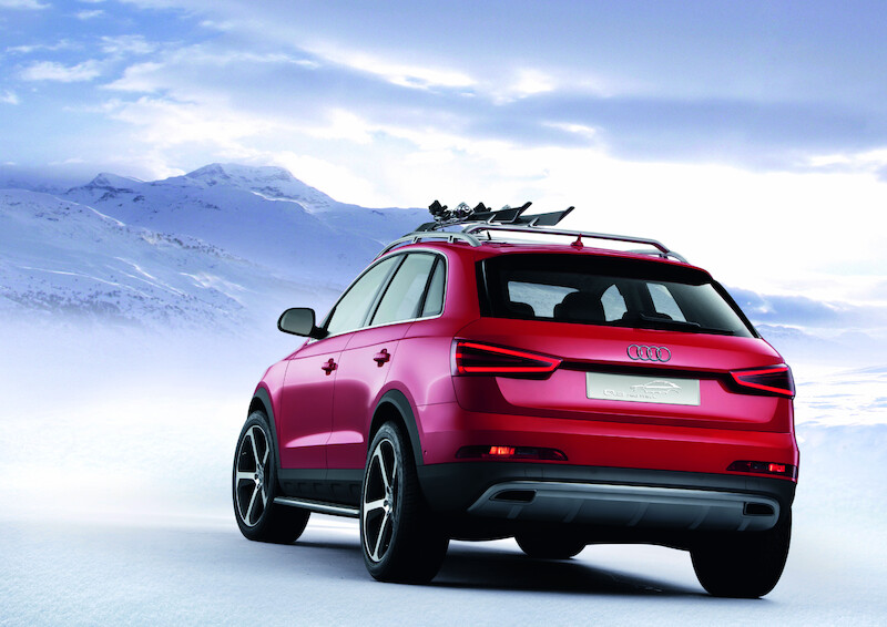 Audi Q3 red track