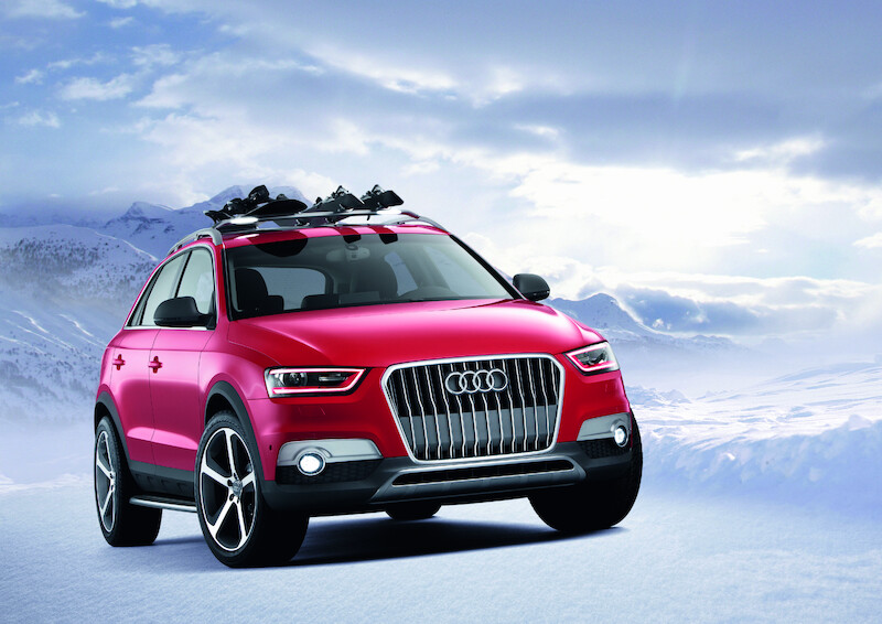Audi Q3 red track