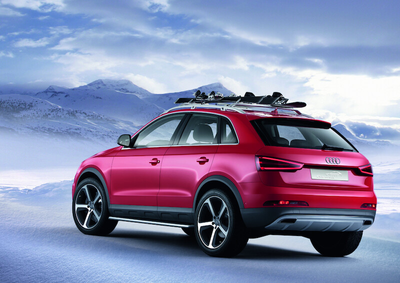 Audi Q3 red track