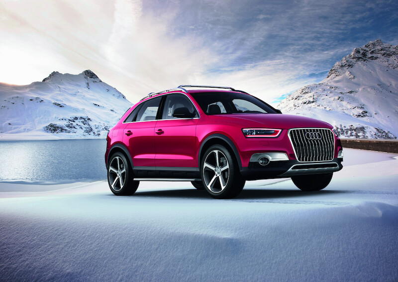 Audi Q3 red track